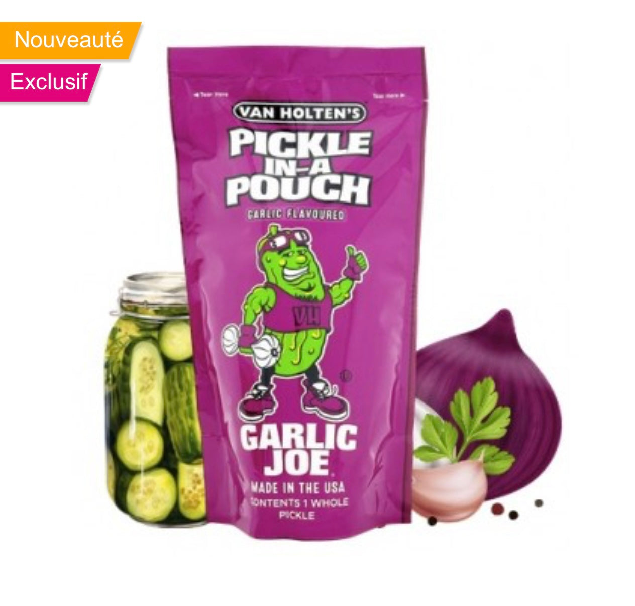 Cornichon Van Holden's Garlic Joe Pickle