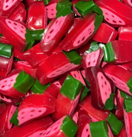 Tranches Fraise ( 100g ) - Bonbons à Éplucher