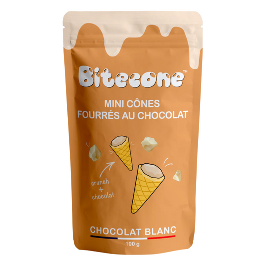 Bitecone - Mini Cone Chocolat Blanc